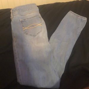 Women’s A&F Light Wash Skinny Jeans